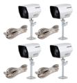 Samsung SOC-A101 CCTV Color Camera x 4 Sets (Refurbished)